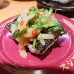 スシロー - やみつき辛旨いかパクチー 150円