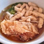 築港麺工房 - 令和3年1月
鶏天きざみうどん