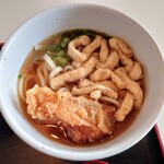 築港麺工房 - 令和3年1月
鶏天きざみうどん