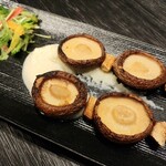 鼓鳥 - 椎茸1本　130円