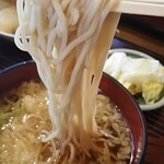 そば処 久楽 - 「ミニ蕎麦」麺リフト⤴