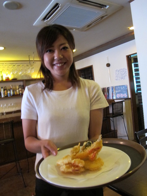 ランチタイム 天ぷら定食と 笑顔いっぱいのスタッフに 大満足 By 喜一郎 閉店 わ Bar あんて 西鉄久留米 バル バール 食べログ