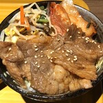 ビストロ 龍王 - ミニカルビ丼