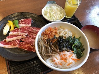 Naganuma Shokudou - カルビ焼き肉定食