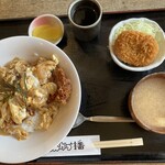 とんかつ播 - 勝丼定食935円税込