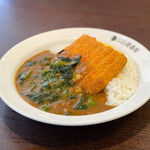 CoCo壱番屋 - 料理写真:チキンカツチーズスクランブルエッグ ホウレン草200㌘☆