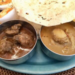 チキンカレー、ホタテカレー