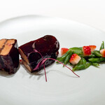 レストラン オオツ - 2021.1 フォアグラのマーブル仕立て