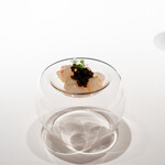 レストラン オオツ - 2021.1 富山産ボタン海老のマリネ キャヴィア添え