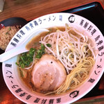 烏骨鶏ラーメン龍 - ミニ炒飯セットの味噌ラーメン