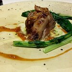 リストランテKubotsu - 錦雲豚のポルケッタ　竹田さんの野菜と（2020.12）