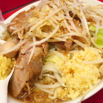 ラーメン二郎 - ラーメン小＋ニンニク多め＋ショウガ半分