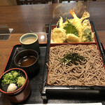 一福 緑井天満屋店 - 天婦羅ざる蕎麦