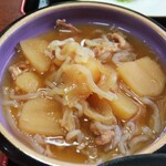 季さく - 肉じゃがとお刺身の定食  の  肉じゃが