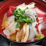 季さく - 海鮮丼の裏側