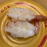 Sushi ro - ダブル赤えび　１１０円　(2021/01)