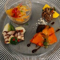 鉄板焼き 銀座 ポルトファーロ 本店 - 前菜の盛り合わせ 