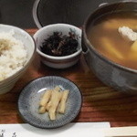 Sobadokorosasaki - そば処笹喜のたぬき蕎麦 定食にしました。（12.01）
