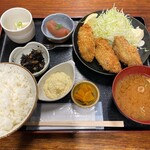八丁堀 朋 - 広島県産牡蠣フライ定食(3個)