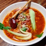 上海華龍 - 【2021.1.15(金)】マーラー牛肉刀削麺(並盛)1,080円