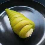 ルポッシュ - コルネパン(鈴鹿抹茶生地にカスタード)