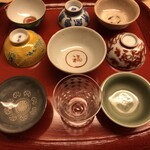 道人 - 迷いましたが、真ん中〝福〟のお猪口を選びます☆