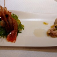 天厨菜館 新宿高島屋タイムズスクエア店 - ボタンエビと温野菜