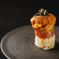 トロタクと雲丹のミルフィーユ