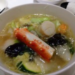 天厨菜館 - タラバガニ海鮮そば