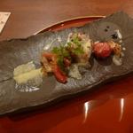 吉向 - 淡路産太刀魚の塩焼き夏野菜ソース