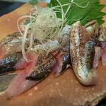 鉄板焼 おっとう 中崎町 - 新サンマの炙り焼き♪