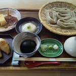 Teuchi Soba Koyori - ざるそばと稲荷寿司セット