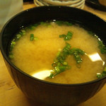 鮨ながた - 味噌汁