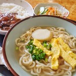 次男み～や～ - 料理写真:ミニ牛すじカレーとそばのセット