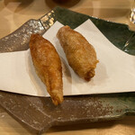 Sumibi Yakitori Hatoya - 鶏皮餃子