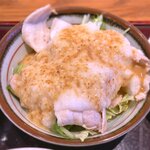 さくら本店 - (ﾗﾝﾁ)さくら定食 小鉢：豚しゃぶのとろろサラダ　2021.1.5