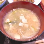 さくら本店 - (ﾗﾝﾁ)さくら定食 味噌汁　2021.1.5