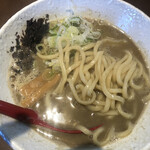 中華そば 響 - 極太麺です