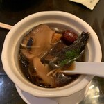 SOUP RESTAURANT - 朝鮮人参と黒烏骨鶏の薬膳スープ