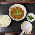 まんてん食堂 - カレーうどん定食 700円