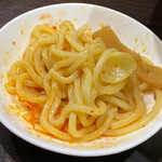 中華そば べんてん - 麺投入