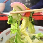 新ちゃん - 五目そば　具材リフト