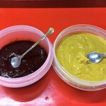 新ちゃん - ぎょうざのタレは辣油では無く､コチュジャンかカラシで食べるのが新ちゃん流