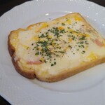 星乃珈琲店 - モーニング「ハムチーズトースト」