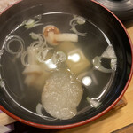 笹巻けぬきすし総本店 - 吸いもの。