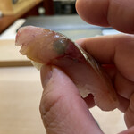 兄弟寿し - 新潟産鯵