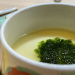 兄弟寿し - 梅あおさ茶碗蒸し