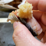 兄弟寿し - 新潟産生鯖一度冷凍辛味大根