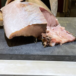 兄弟寿し - 佐渡産釣り寒鰤船上〆17日目