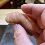 兄弟寿し - 佐渡産釣り寒鰤船上〆17日目